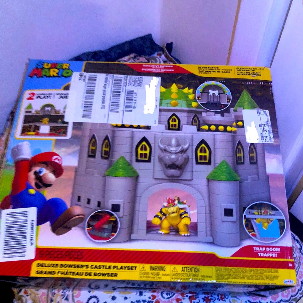 Brand new Super Mario Bowser Castle